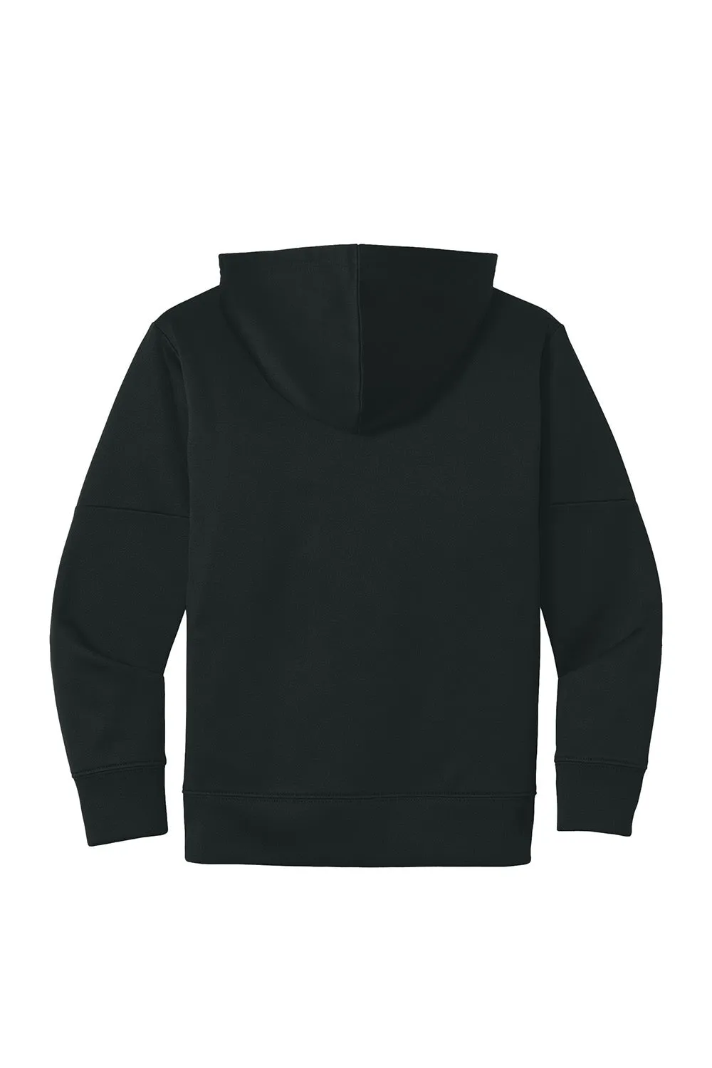 Sport-Tek Youth Sport-Wick Moisture Wicking United Fleece Hooded Sweatshirt Hoodie w/ Pouch Pocket - Black/Gold