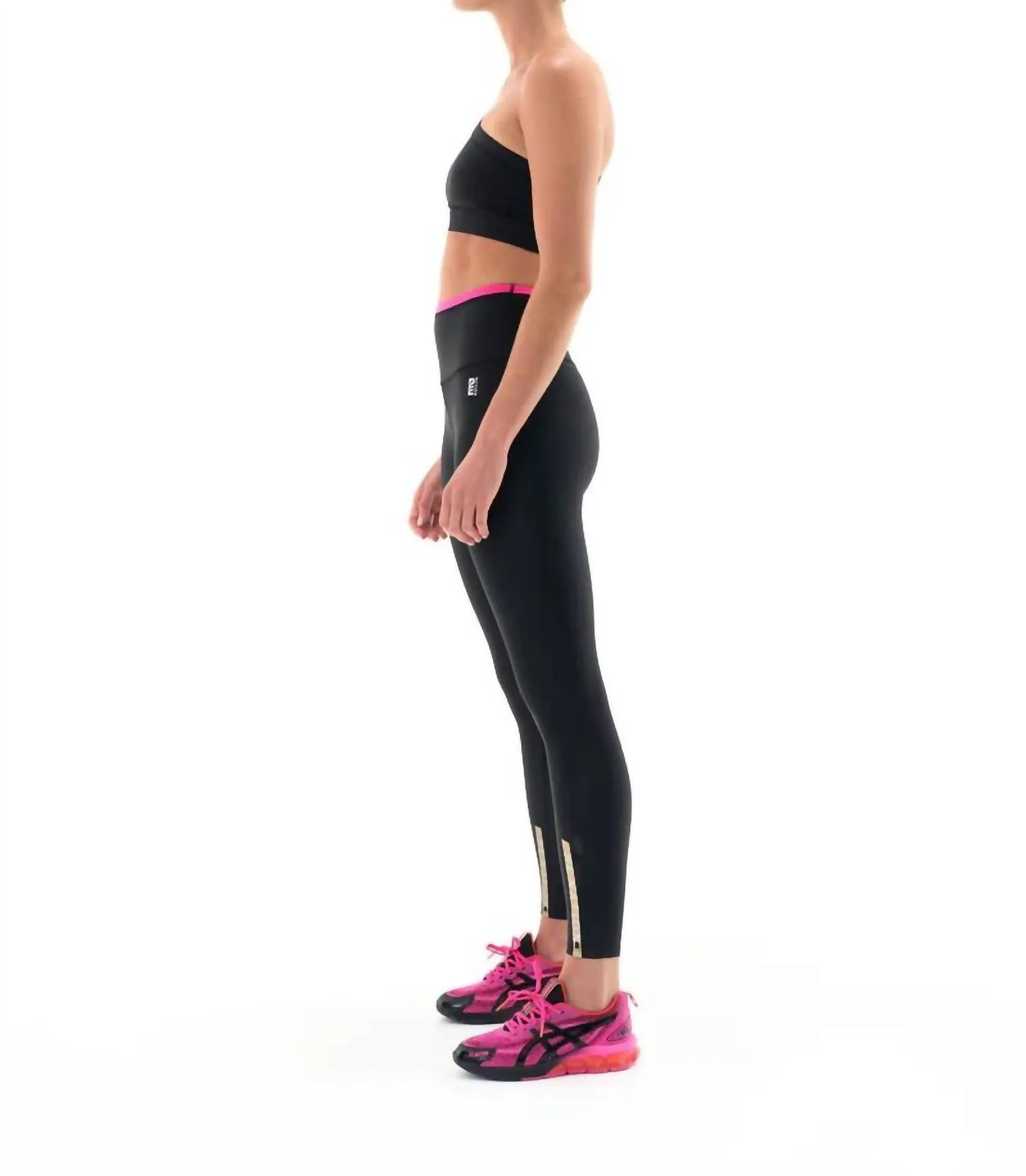 Steady Run Legging In Pink Glo