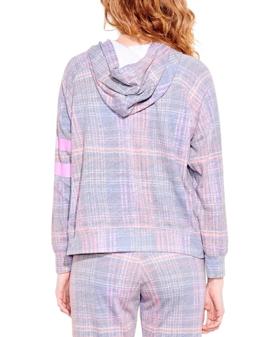 SUNDRY Plaid Hoodie