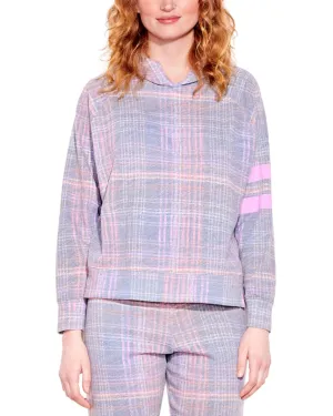 SUNDRY Plaid Hoodie