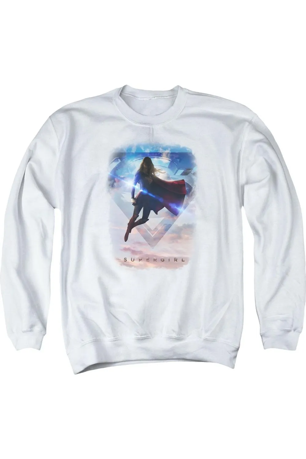 Supergirl Endless Sky Adult Crewneck Sweatshirt