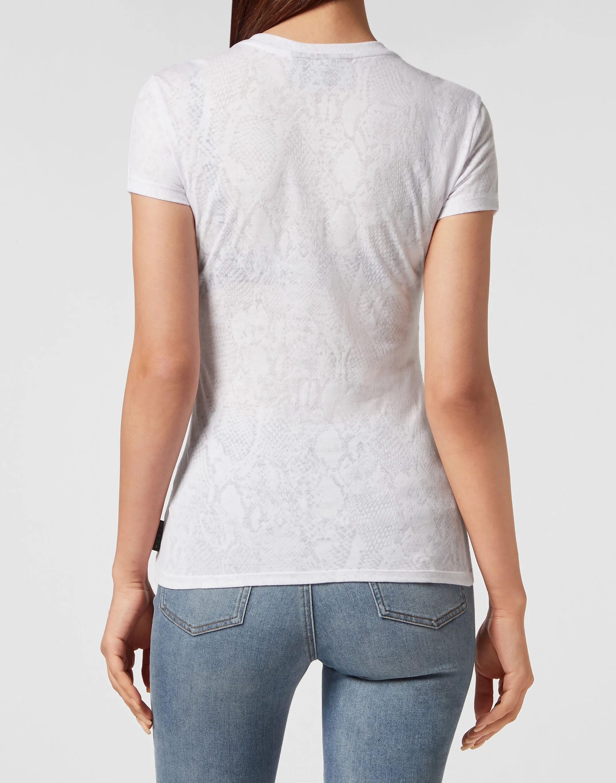 T-shirt Round Neck Sexy Pure Fit Gothic Plein