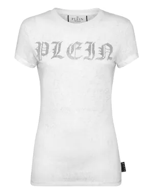 T-shirt Round Neck Sexy Pure Fit Gothic Plein