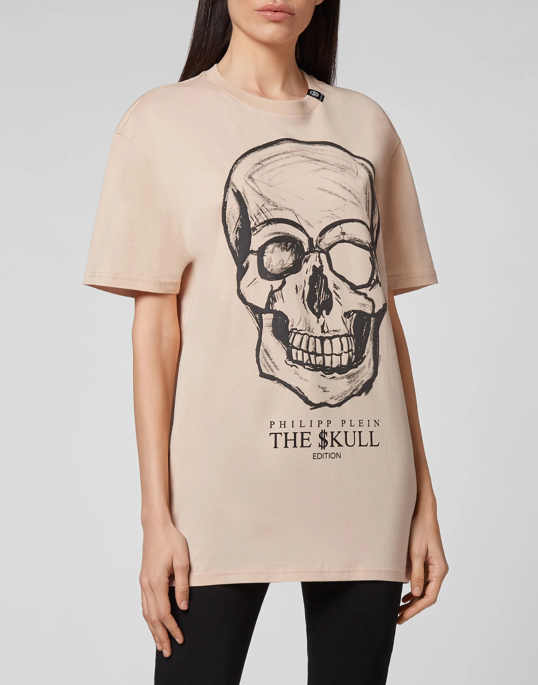 T-shirt Round Neck SS print Skull