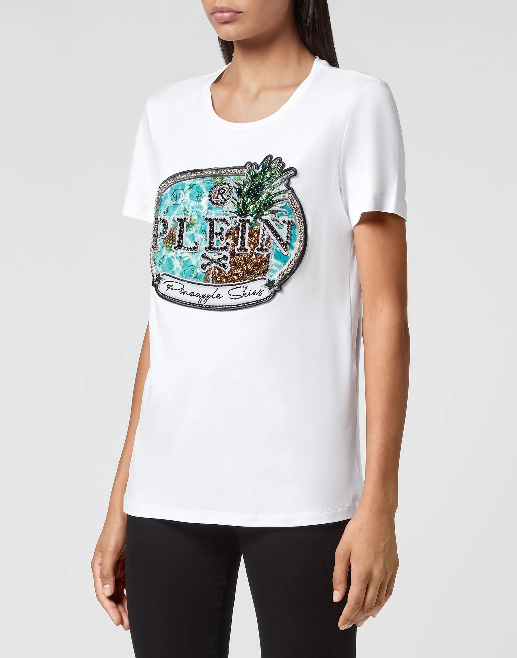 T-shirt Round Neck SS Stones Pineapple Skies