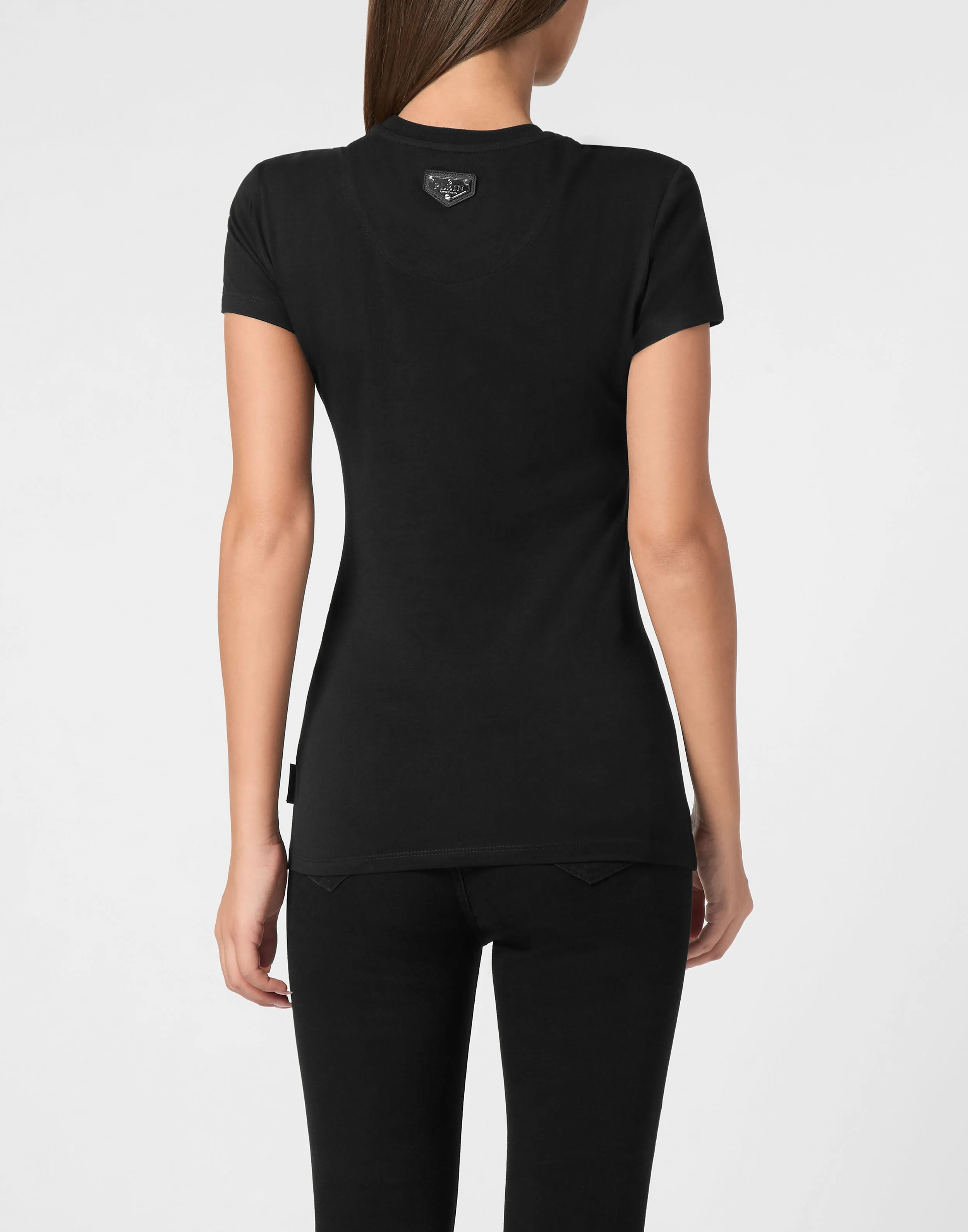 T-Shirt Sexy Pure Round Neck SS Strass Love Plein