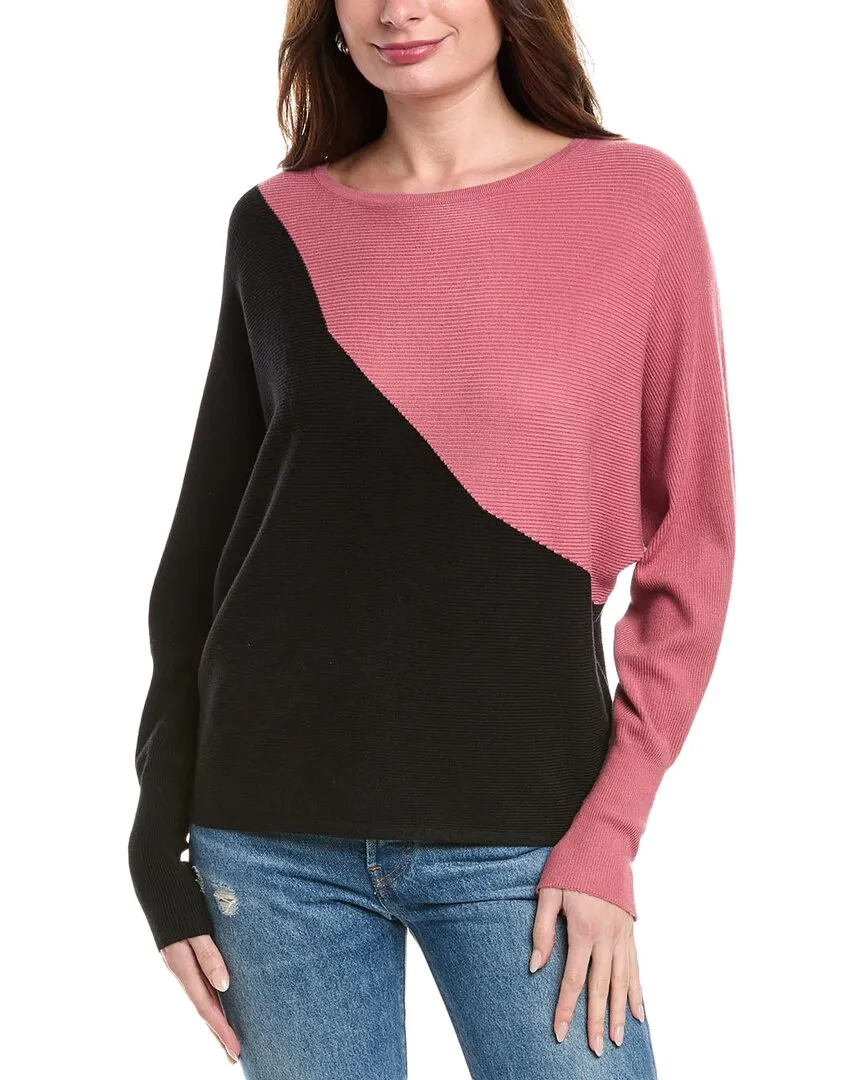 T Tahari Boatneck Top