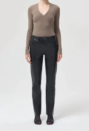 Tavi Deep V Top In Biscotti