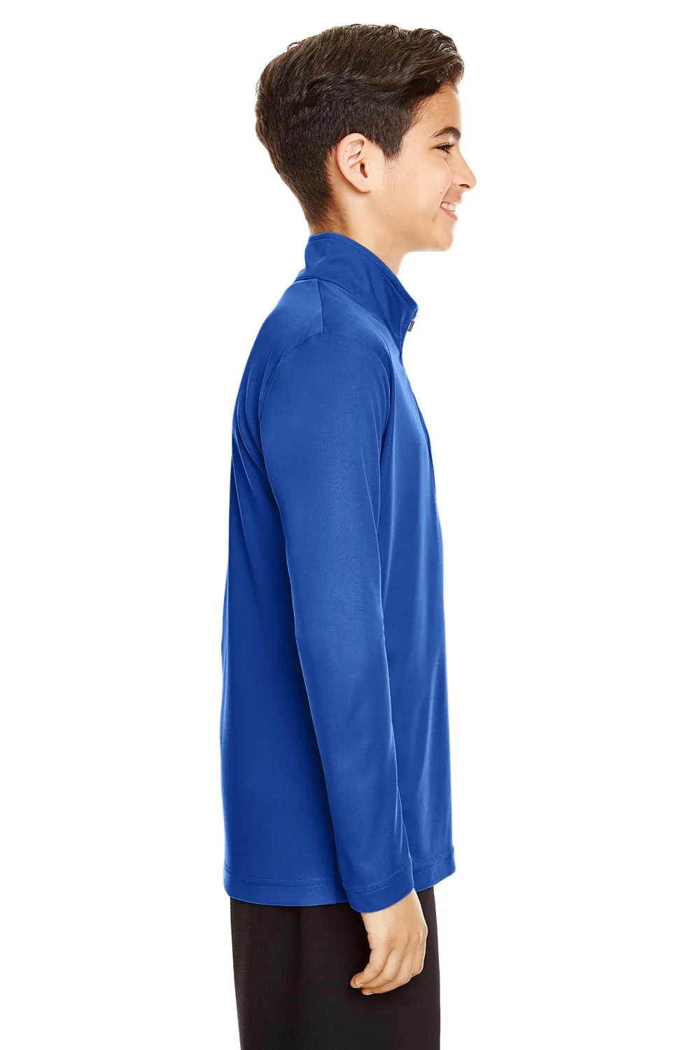 Team 365 Youth Zone Performance Moisture Wicking 1/4 Zip Sweatshirt - Royal Blue