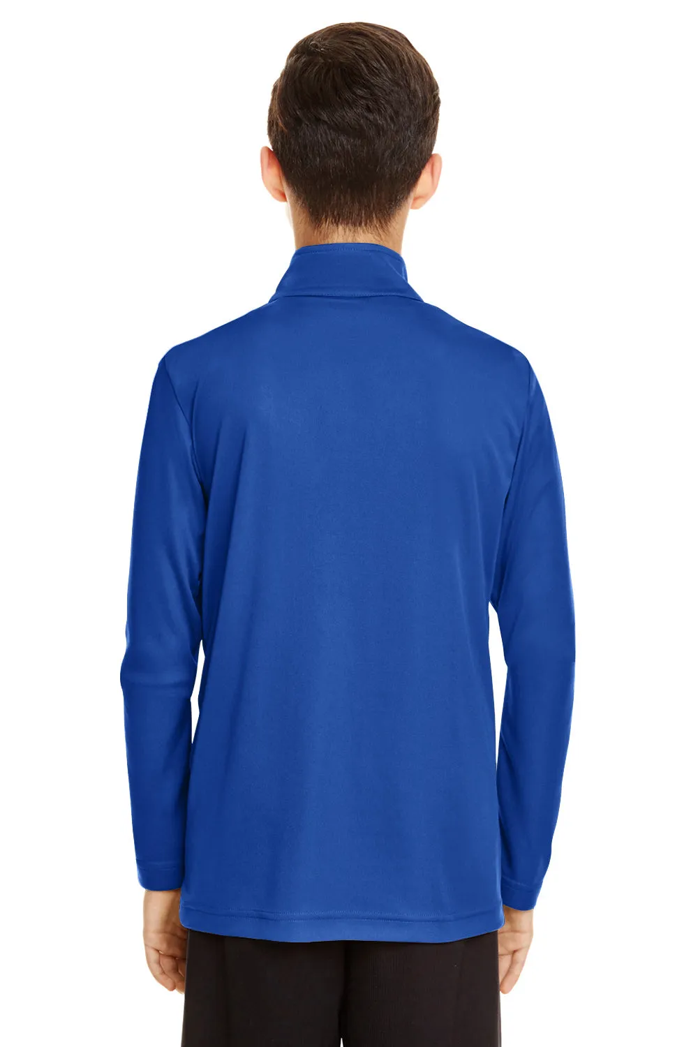 Team 365 Youth Zone Performance Moisture Wicking 1/4 Zip Sweatshirt - Royal Blue