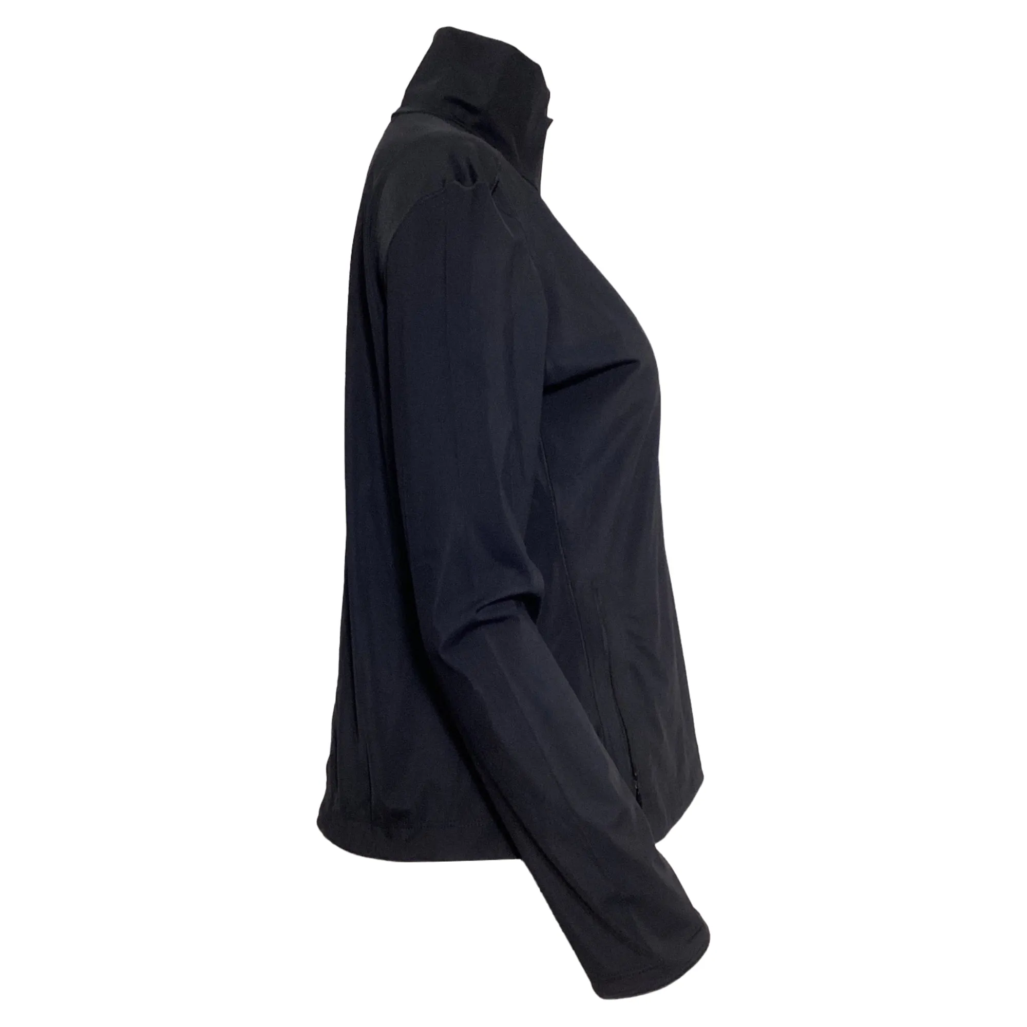 The Row Estreilla Turtleneck Top in Black Polyamide