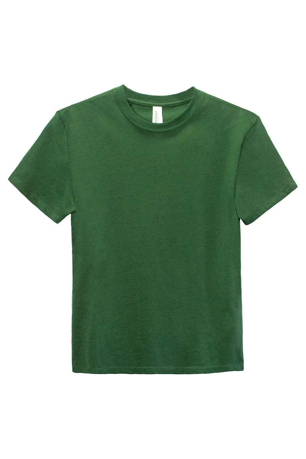Threadfast Apparel Youth Ultimate Short Sleeve Crewneck T-Shirt - Forest Green