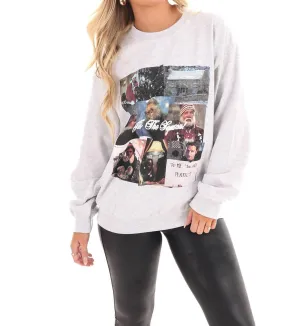 Tis The Season Sweatshirt In Ash