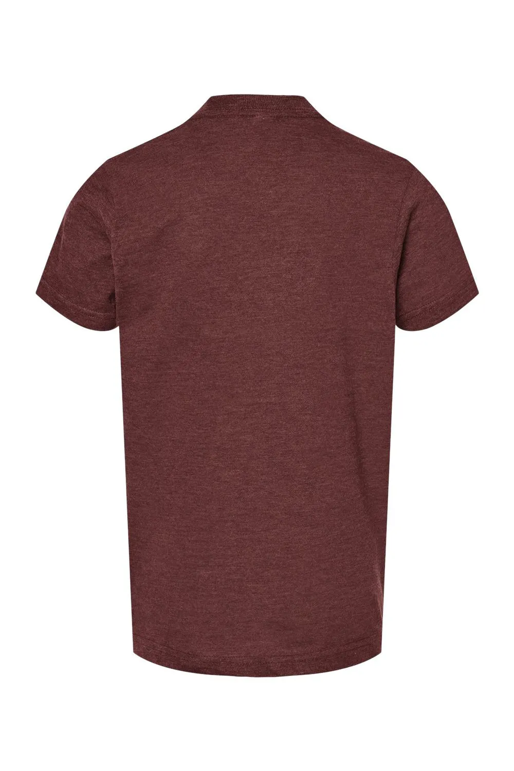 Tultex Youth Fine Jersey Short Sleeve Crewneck T-Shirt - Heather Burgundy