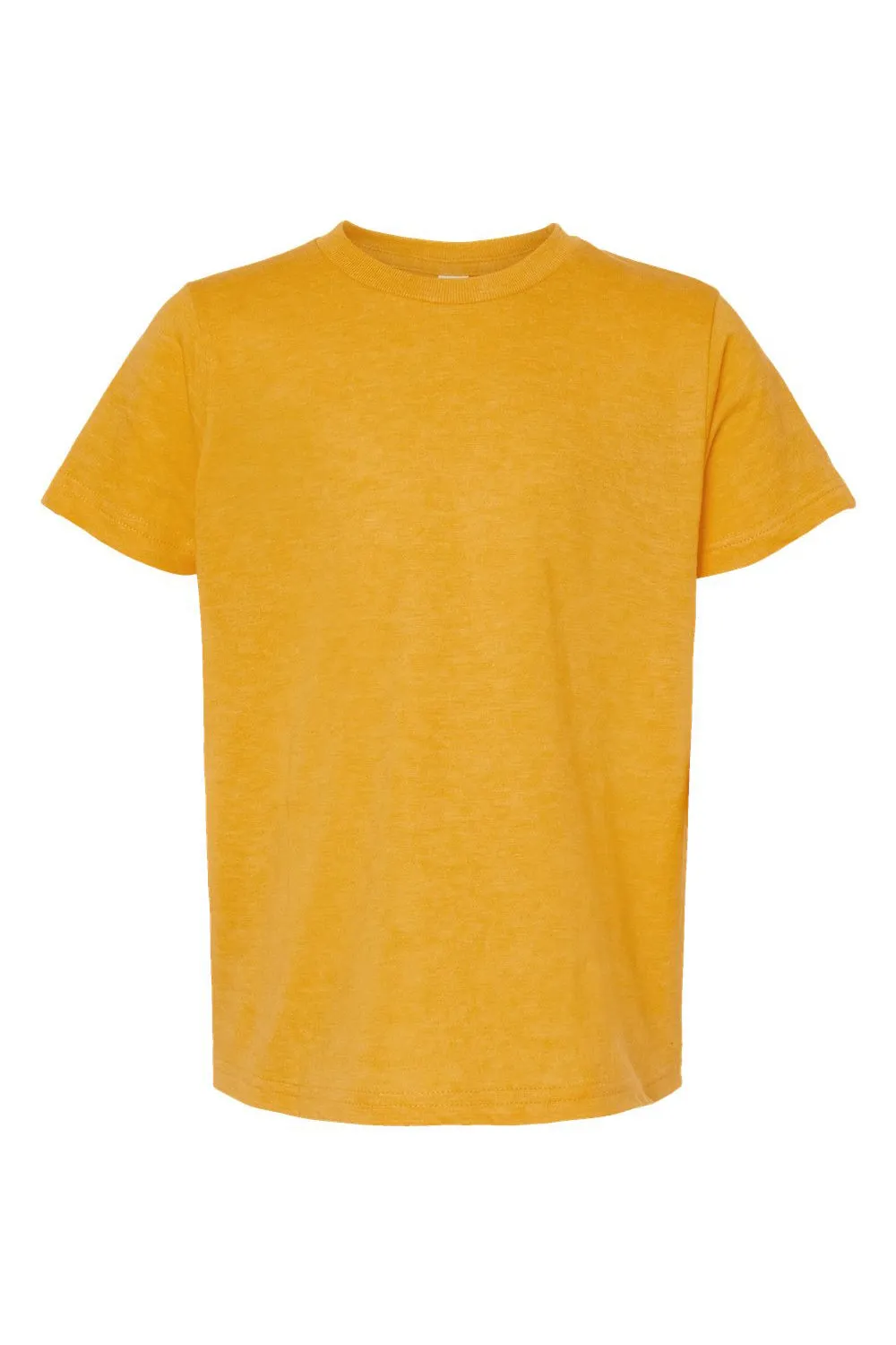 Tultex Youth Fine Jersey Short Sleeve Crewneck T-Shirt - Heather Mellow Yellow