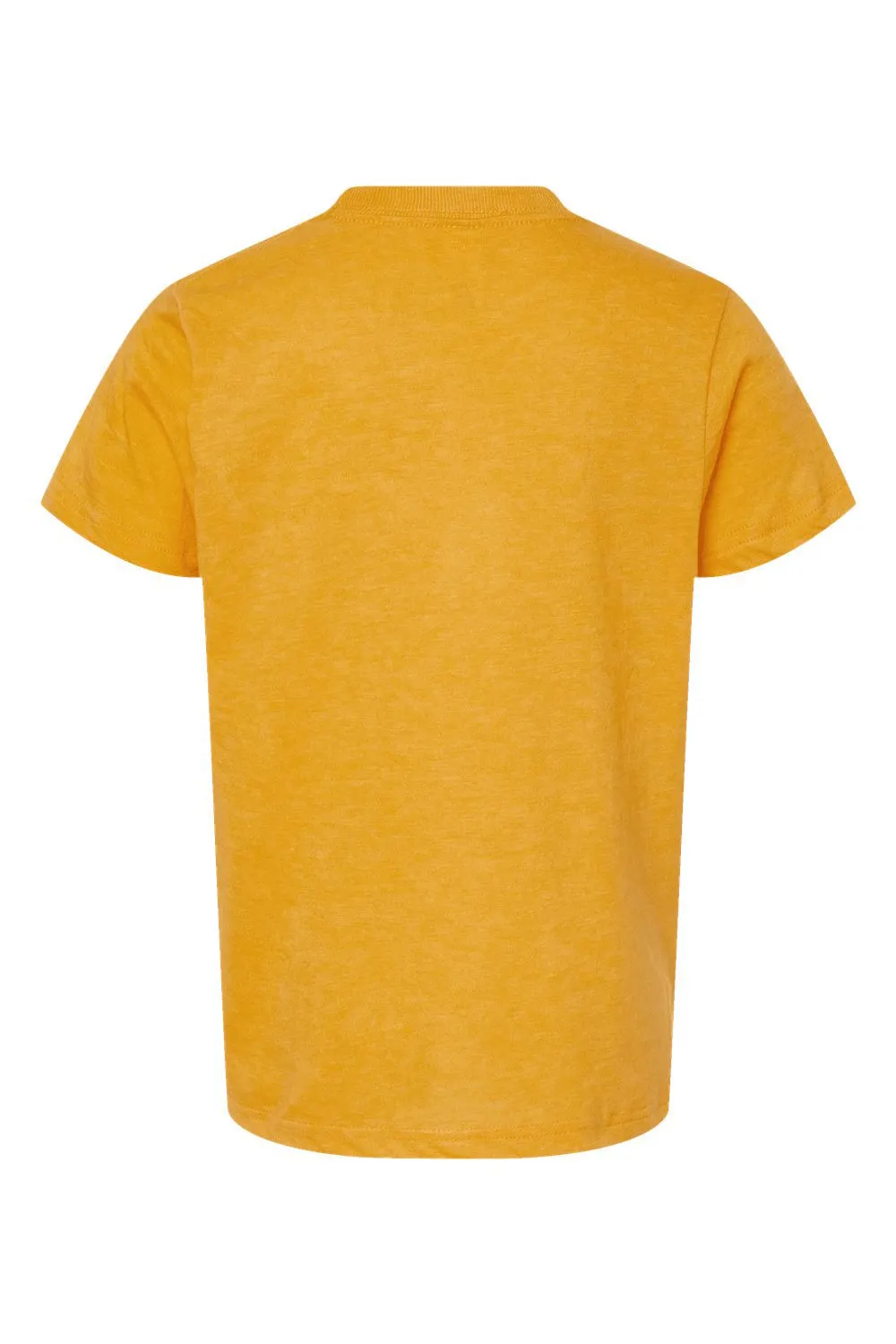 Tultex Youth Fine Jersey Short Sleeve Crewneck T-Shirt - Heather Mellow Yellow