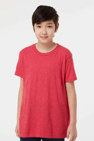 Tultex Youth Fine Jersey Short Sleeve Crewneck T-Shirt - Heather Red