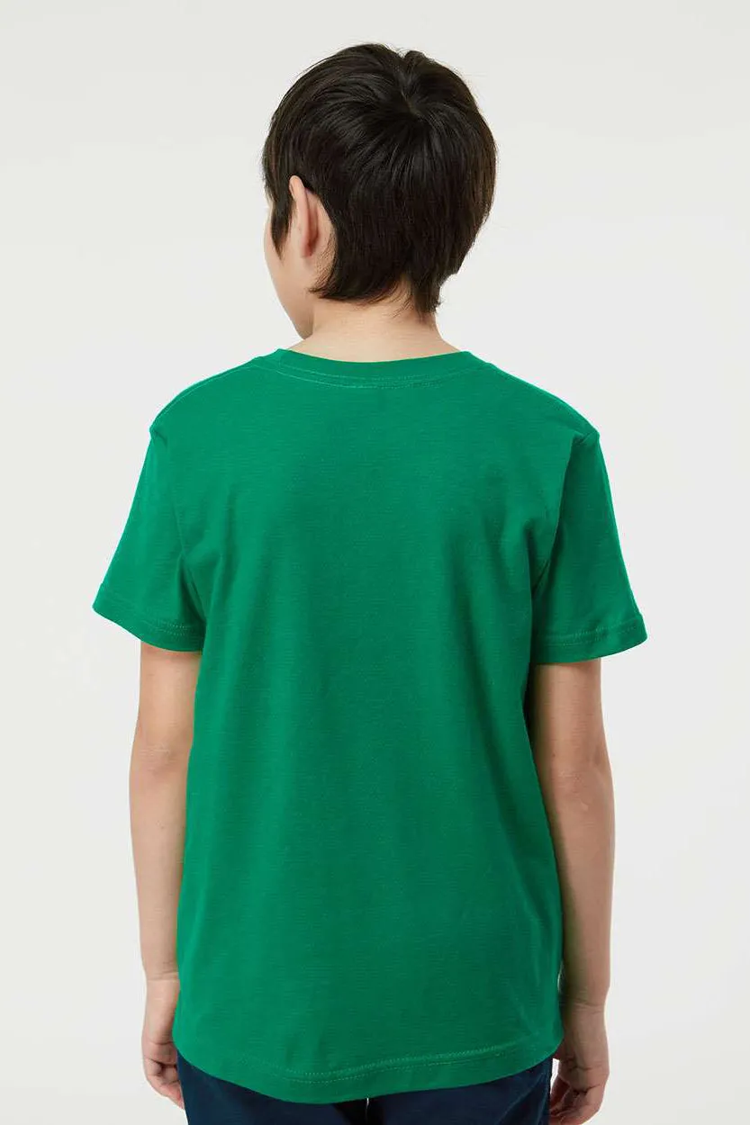 Tultex Youth Fine Jersey Short Sleeve Crewneck T-Shirt - Kelly Green