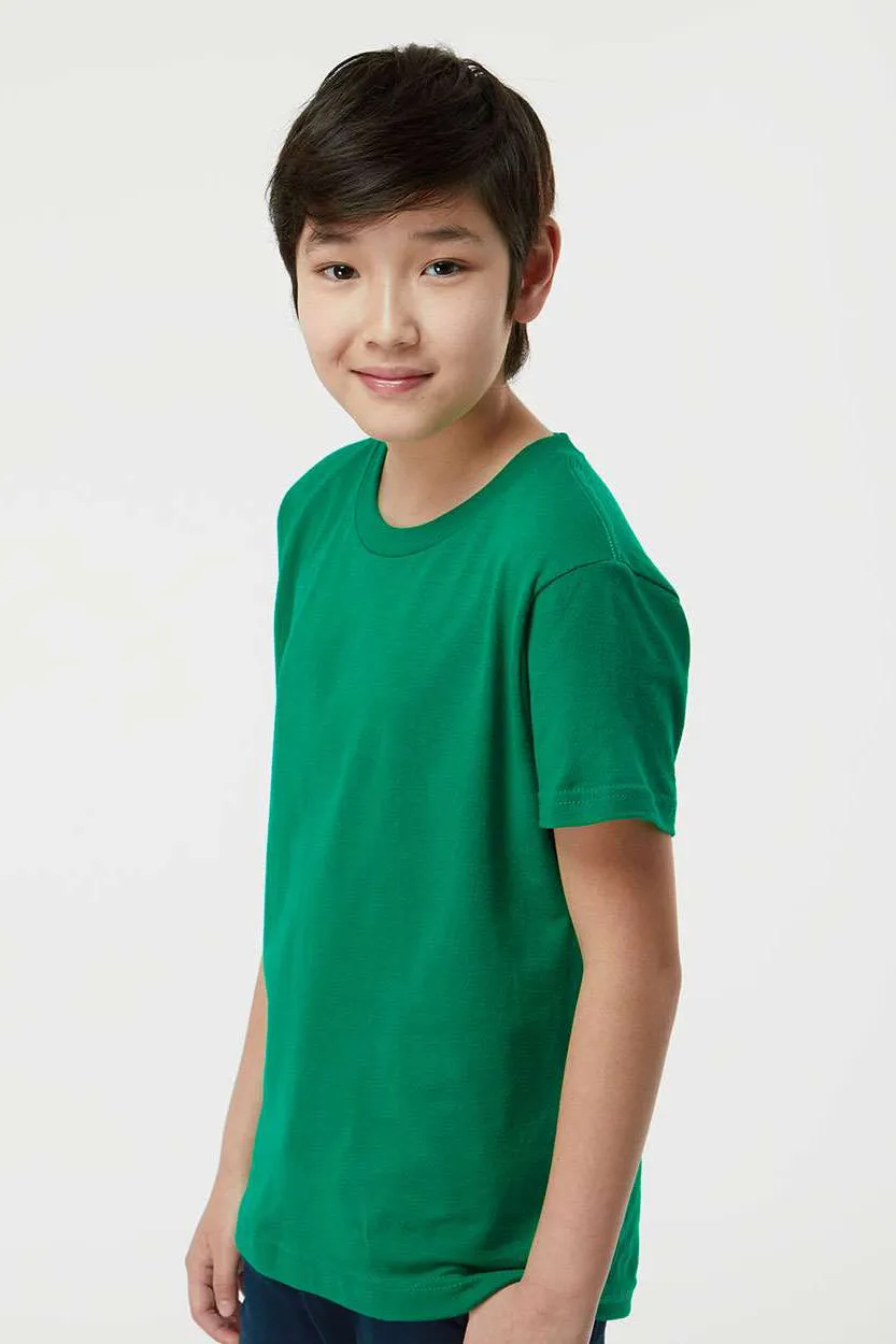 Tultex Youth Fine Jersey Short Sleeve Crewneck T-Shirt - Kelly Green