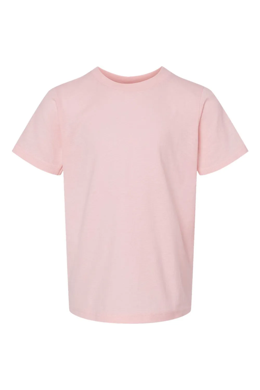 Tultex Youth Fine Jersey Short Sleeve Crewneck T-Shirt - Pink