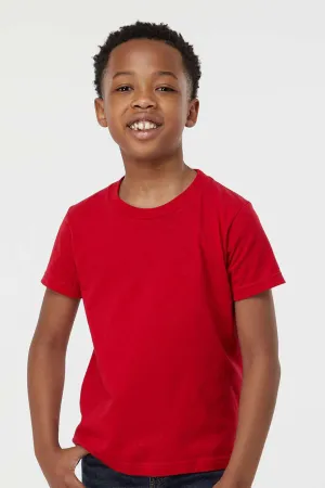 Tultex Youth Fine Jersey Short Sleeve Crewneck T-Shirt - Red