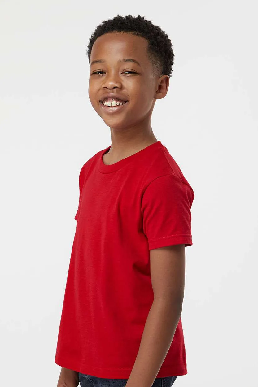 Tultex Youth Fine Jersey Short Sleeve Crewneck T-Shirt - Red