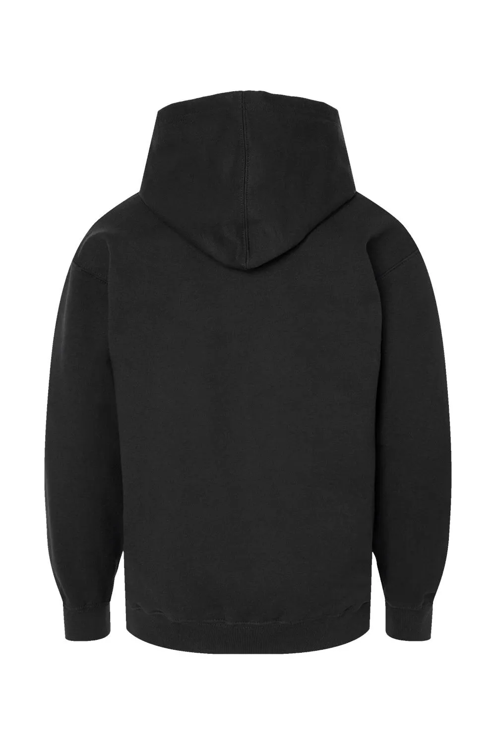 Tultex Youth Hooded Sweatshirt Hoodie w/ Pouch Pocket - Black