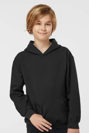 Tultex Youth Hooded Sweatshirt Hoodie w/ Pouch Pocket - Black