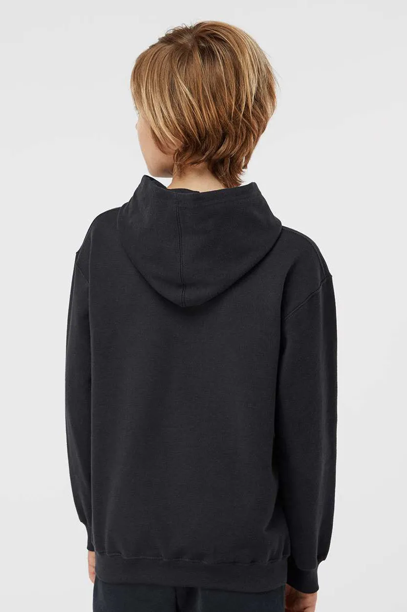 Tultex Youth Hooded Sweatshirt Hoodie w/ Pouch Pocket - Black