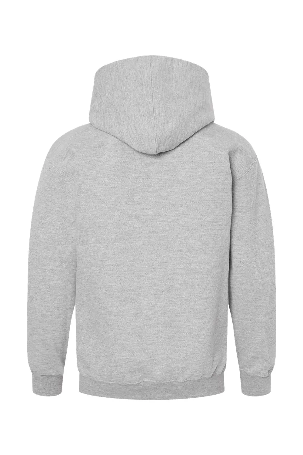 Tultex Youth Hooded Sweatshirt Hoodie w/ Pouch Pocket - Heather Grey