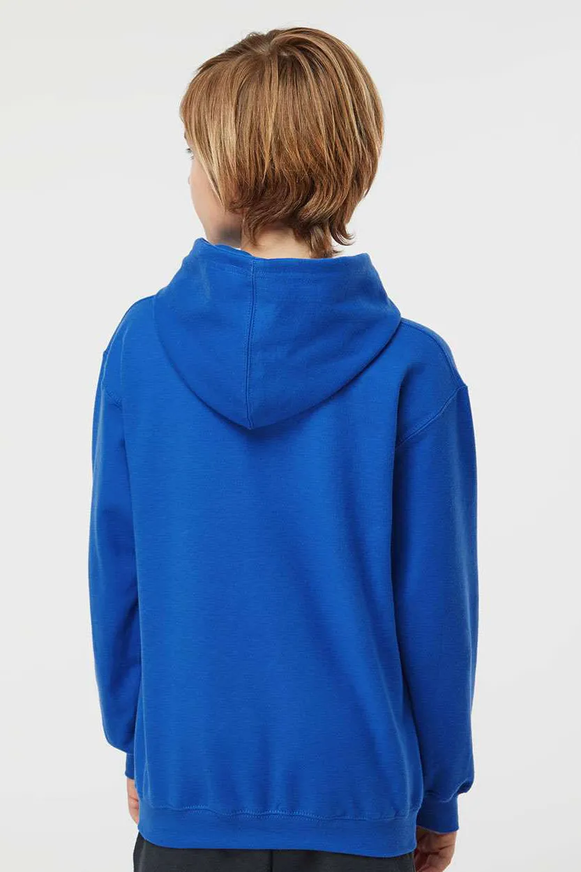 Tultex Youth Hooded Sweatshirt Hoodie w/ Pouch Pocket - Royal Blue