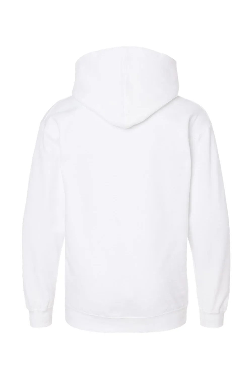 Tultex Youth Hooded Sweatshirt Hoodie w/ Pouch Pocket - White Clothing Tultex