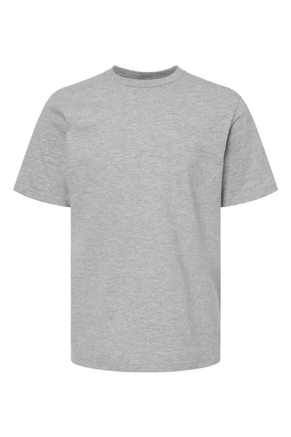 Tultex Youth Jersey Short Sleeve Crewneck T-Shirt - Heather Grey