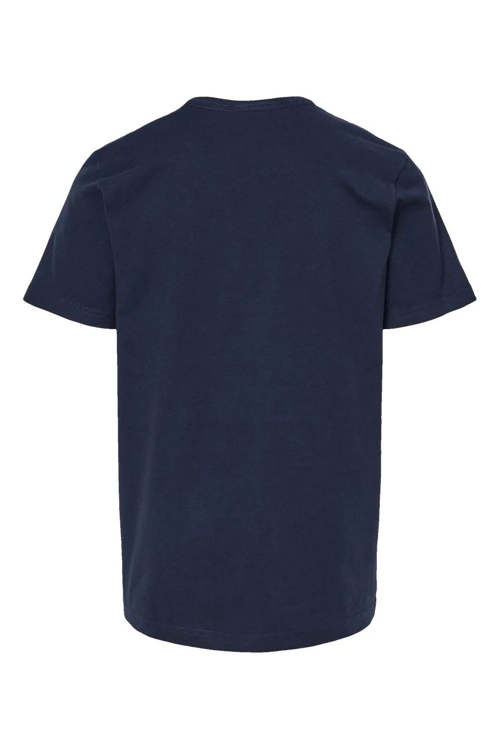 Tultex Youth Jersey Short Sleeve Crewneck T-Shirt - Navy Blue