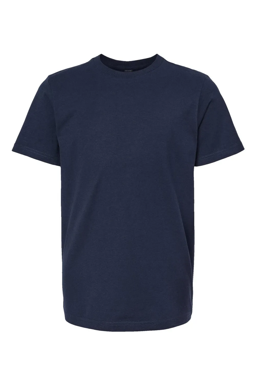 Tultex Youth Jersey Short Sleeve Crewneck T-Shirt - Navy Blue