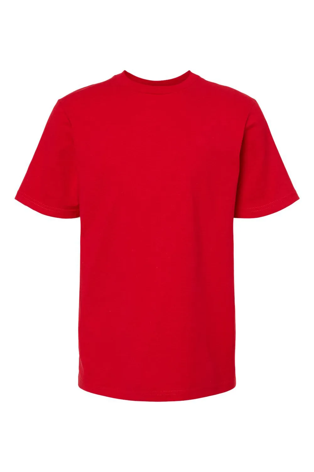 Tultex Youth Jersey Short Sleeve Crewneck T-Shirt - Red