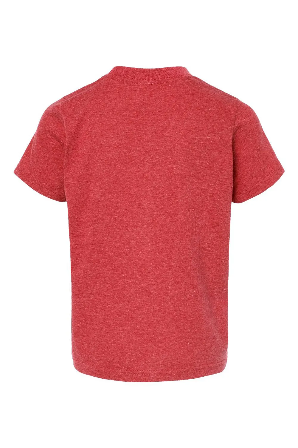 Tultex Youth Poly-Rich Short Sleeve Crewneck T-Shirt - Heather Red