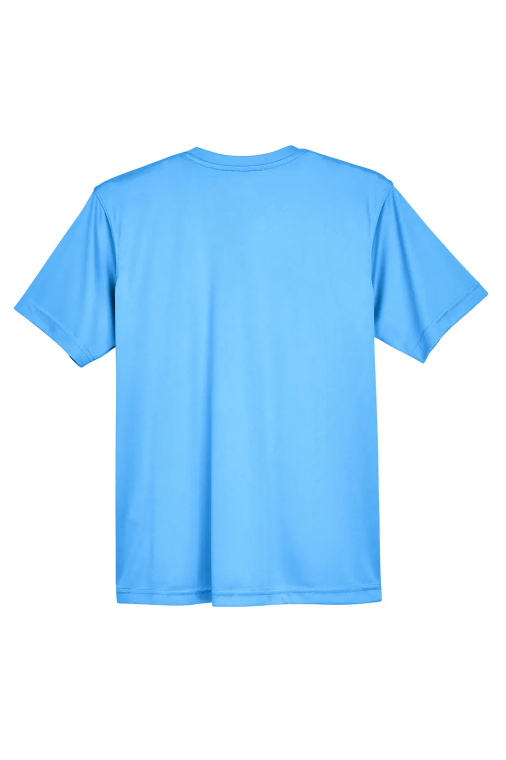 UltraClub Youth Cool & Dry Performance Moisture Wicking Short Sleeve Crewneck T-Shirt - Columbia Blue