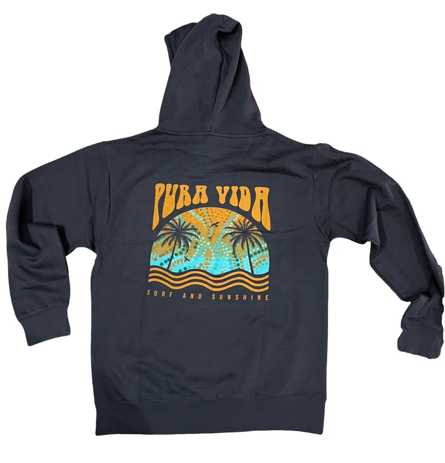 Unisex - Hippy Trippy Hoodie In Black