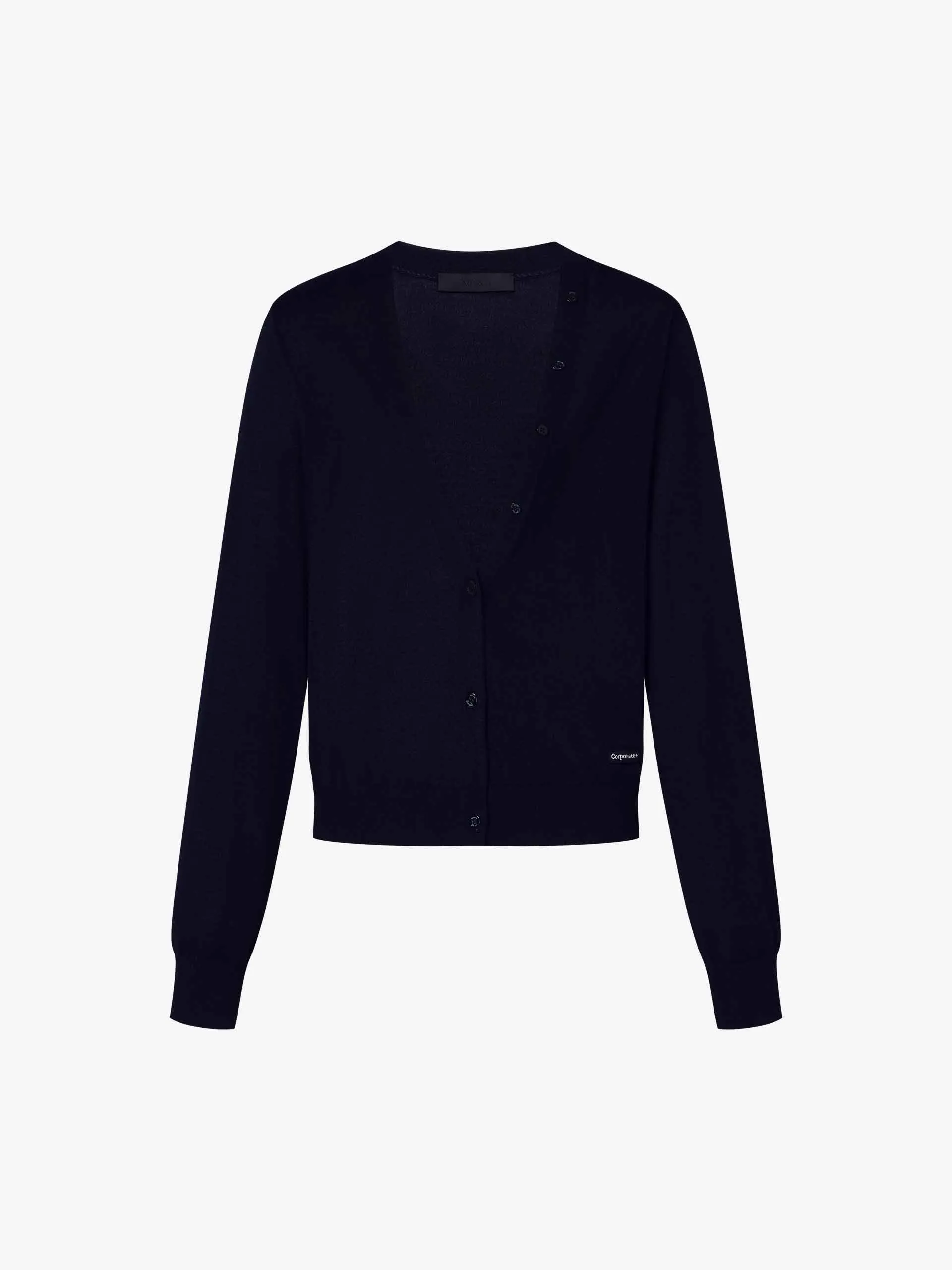 V-neck Soft Wool Cardigan