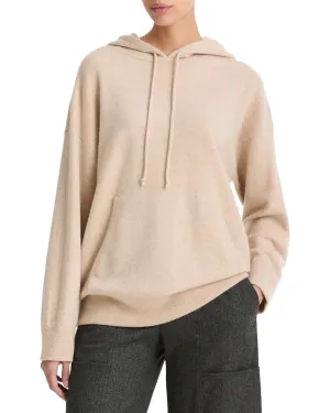 Vince Oversized Wool & Cashmere-Blend Sweater Hoodie