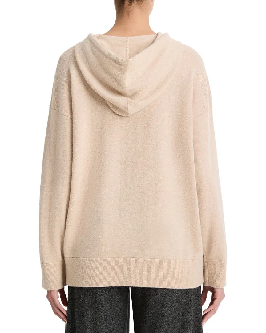Vince Oversized Wool & Cashmere-Blend Sweater Hoodie