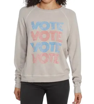 Vote Sweatshirt In Grey