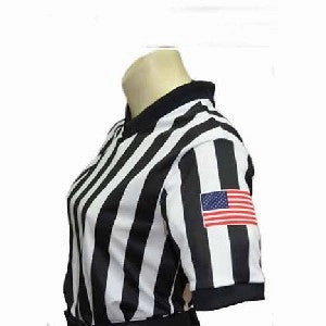 Women's V-Neck with USA Flag on Left Sleeve
