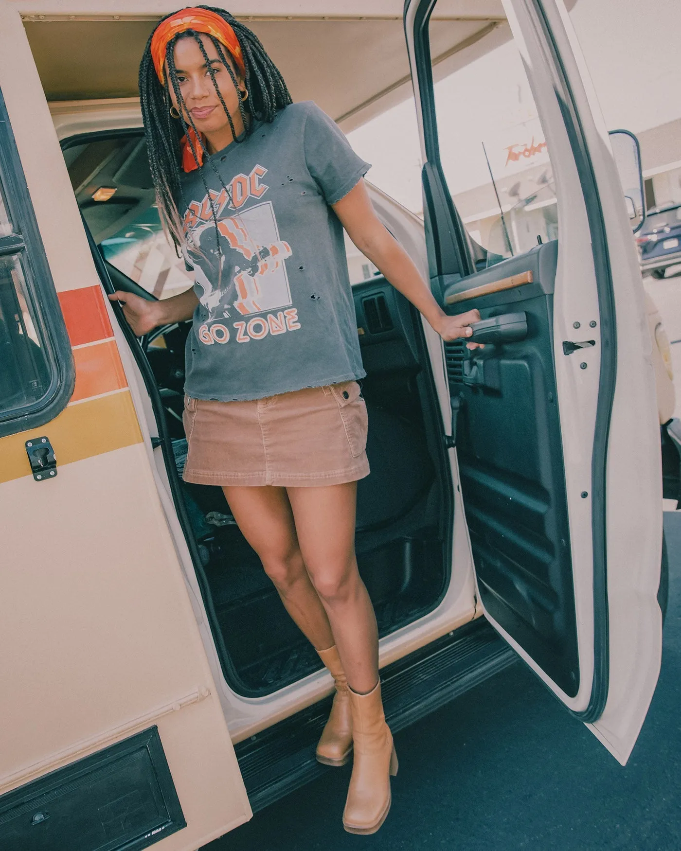 Women's AC/DC Go Zone Vintage Destroy Tee