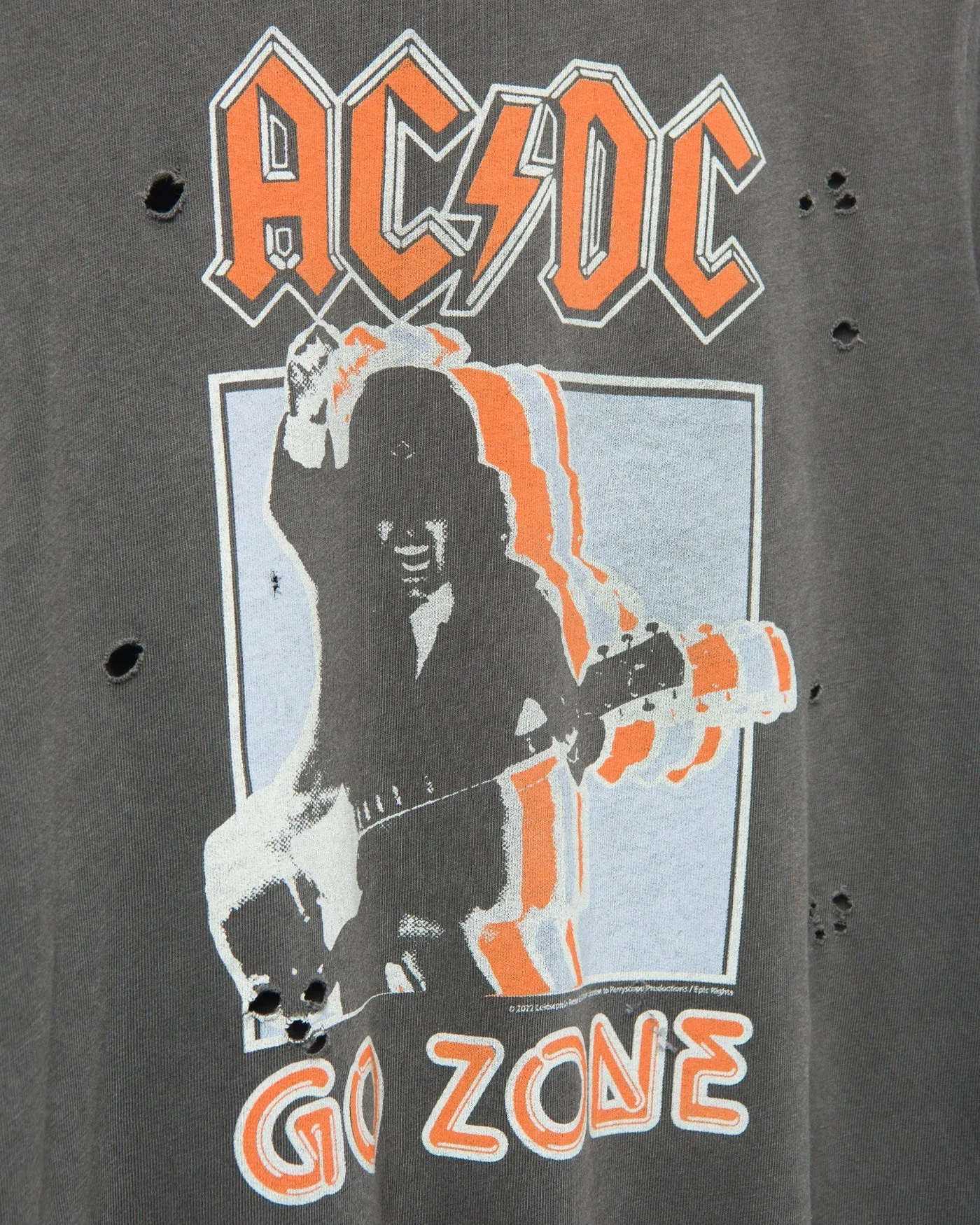 Women's AC/DC Go Zone Vintage Destroy Tee