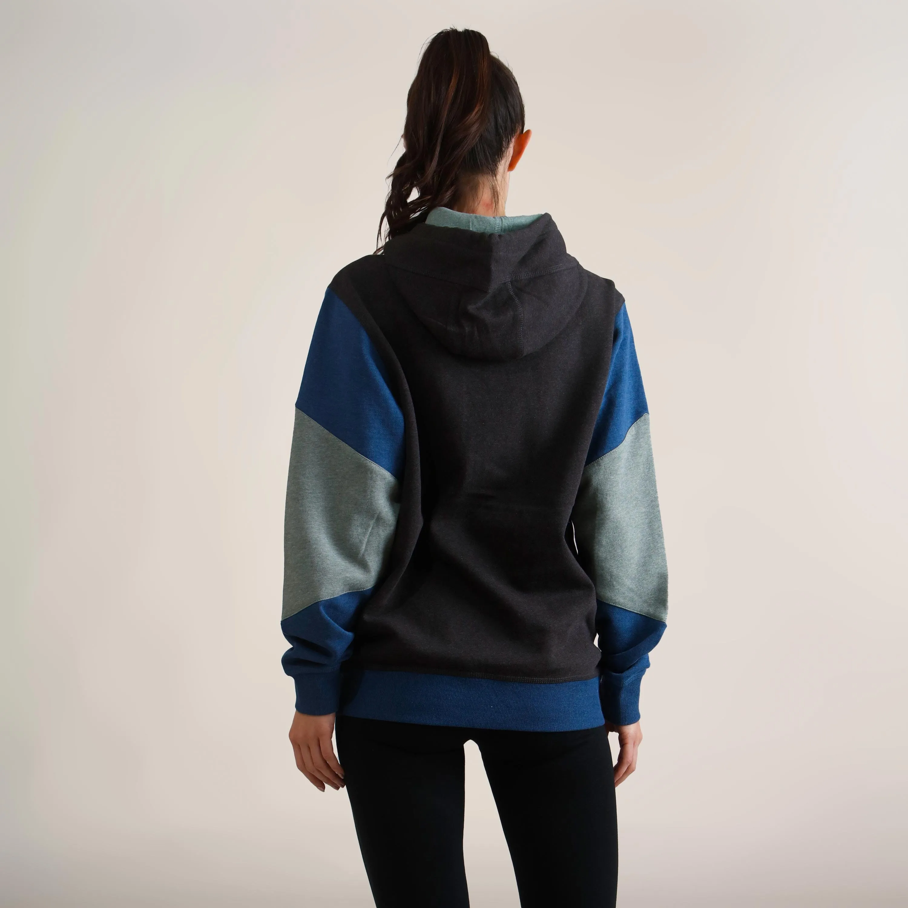 Women's Drew Colorblock Oversized  Hooded Sweatshirt