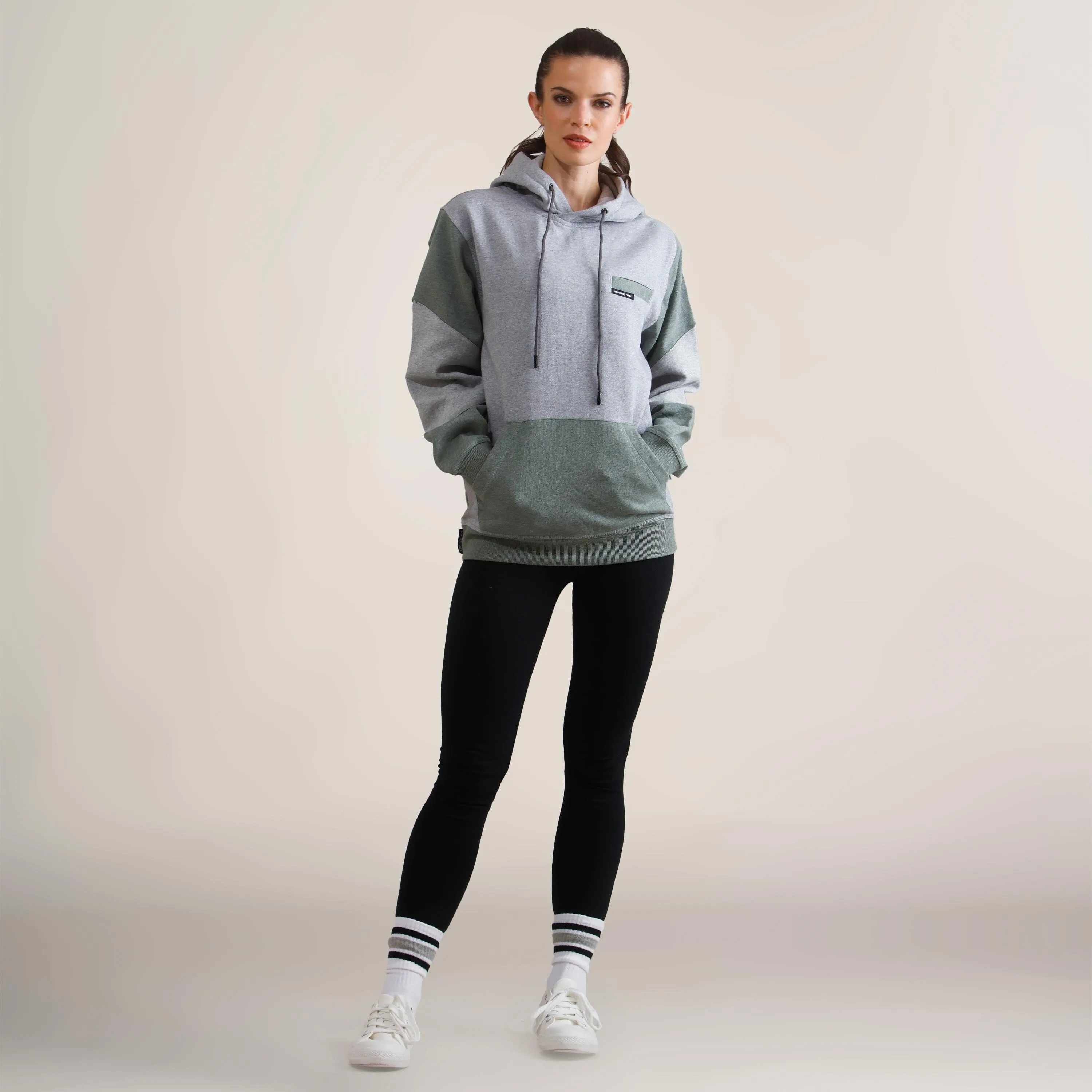 Women's Drew Colorblock Oversized  Hooded Sweatshirt