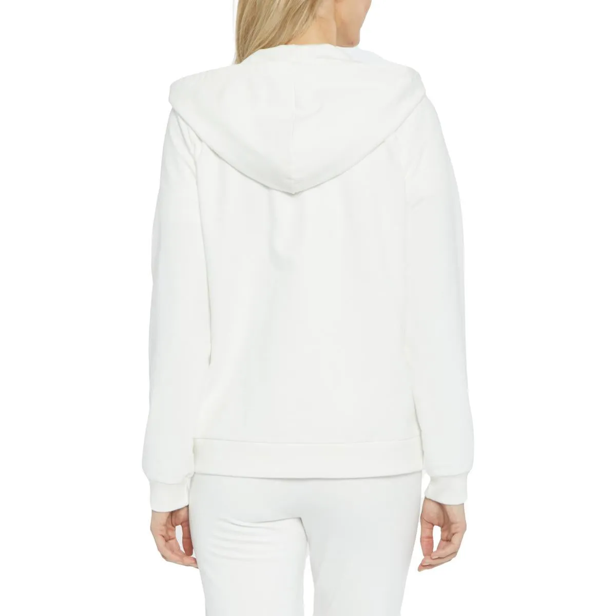 Womens Hooded Cotton Zip Hoodie