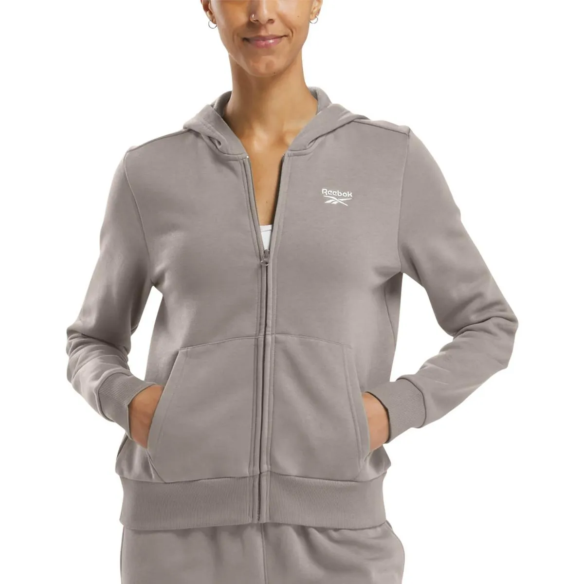 Womens Pocket Cotton Hoodie